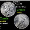 Image 1 : 1926-s Peace Dollar $1 Grades Select Unc