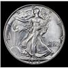 Image 2 : 1946-p Walking Liberty Half Dollar 50c Grades Select Unc