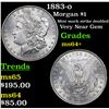 Image 1 : 1883-o Morgan Dollar $1 Grades Choice+ Unc