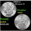 Image 1 : 1902-o Morgan Dollar $1 Grades Choice Unc
