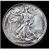 Image 2 : 1943-p Walking Liberty Half Dollar 50c Grades Select+ Unc