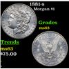 Image 1 : 1881-s Morgan Dollar $1 Grades Select Unc