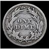 Image 3 : 1909-d Barber Dime 10c Grades f+