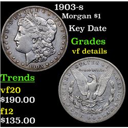 1903-s Morgan Dollar $1 Grades vf details