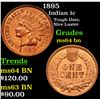Image 1 : 1895 Indian Cent 1c Grades Choice Unc BN