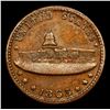 Image 2 : 1863 Army & Navy Civil War Token 1c Grades Select AU
