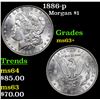 Image 1 : 1886-p Morgan Dollar $1 Grades Select+ Unc