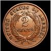 Image 3 : 1865 Two Cent Piece 2c Grades Choice AU