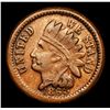 Image 2 : 1863 Indian F-630L/5A Civil War Token 1c Grades vf details
