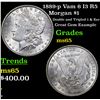 Image 1 : 1889-p Vam 6 I3 R5 Morgan Dollar $1 Grades GEM Unc