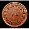 Image 2 : (1863) Not One Cent Civil War Token 1c Grades xf+