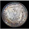 Image 3 : 1885-o Rainbow Toned Morgan Dollar $1 Grades Choice+ Unc