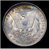 Image 3 : 1885-o Rainbow Toned Vam 20 R5 Morgan Dollar $1 Grades Select+ Unc