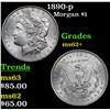 Image 1 : 1890-p Morgan Dollar $1 Grades Select Unc