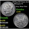 Image 1 : 1878-p 8tf Vam 14.2 Morgan Dollar $1 Grades Choice AU/BU Slider