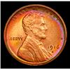Image 2 : 1916-s Rainbow Toned Lincoln Cent 1c Grades Select+ Unc BN