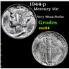 Image 1 : 1944-p Mercury Dime 10c Grades Choice Unc