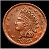 Image 2 : 1863 Indian F-87/356 Civil War Token 1c Grades Choice AU