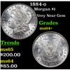 Image 1 : 1884-o Morgan Dollar $1 Grades Choice+ Unc