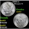 Image 1 : 1884-o Morgan Dollar $1 Grades Select Unc