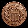 Image 2 : 1864 Two Cent Piece 2c Grades vf++