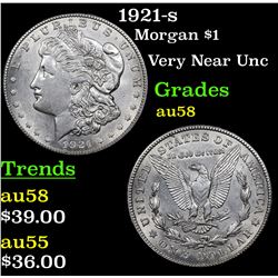 1921-s Morgan Dollar $1 Grades Choice AU/BU Slider