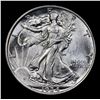 Image 2 : 1934-d Walking Liberty Half Dollar 50c Grades Choice Unc