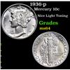 Image 1 : 1936-p Mercury Dime 10c Grades Choice Unc