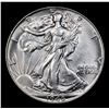 Image 2 : 1946-p Walking Liberty Half Dollar 50c Grades Select Unc
