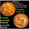 Image 1 : 1932-p Lincoln Cent 1c Grades Choice+ Unc RD