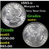 Image 1 : 1885-o Morgan Dollar $1 Grades Choice+ Unc
