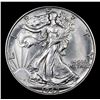 Image 2 : 1942-p Walking Liberty Half Dollar 50c Grades Choice+ Unc