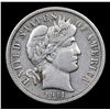Image 2 : 1911-p Barber Dime 10c Grades vf++