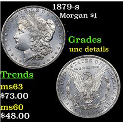 1879-s Morgan Dollar $1 Grades Unc Details