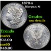 Image 1 : 1879-s Morgan Dollar $1 Grades Unc Details