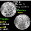 Image 1 : 1883-p Morgan Dollar $1 Grades Choice+ Unc