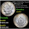 Image 1 : 1885-o Colorfully Toned Morgan Dollar $1 Grades GEM+ Unc
