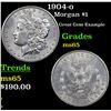 Image 1 : 1904-o Morgan Dollar $1 Grades GEM Unc