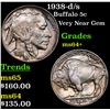 Image 1 : 1938-d/s Buffalo Nickel 5c Grades Choice+ Unc