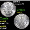 Image 1 : 1889-p Morgan Dollar $1 Grades Choice Unc