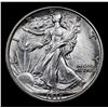 Image 2 : 1917-p Walking Liberty Half Dollar 50c Grades Select Unc