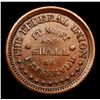 Image 2 : (1863) Army & Navy Civil War Token 1c Grades xf+