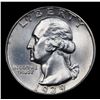 Image 2 : 1939-s Washington Quarter 25c Grades GEM Unc