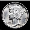 Image 2 : 1934-p Mercury Dime 10c Grades GEM+ FSB