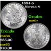 Image 1 : 1884-o Morgan Dollar $1 Grades Select+ Unc