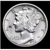 Image 2 : 1925-s Mercury Dime 10c Grades xf