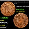 Image 1 : 1863 Shoot Him on the Spot Dix Civil War Token 1c Grades AU Details