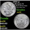 Image 1 : 1891-p Morgan Dollar $1 Grades Choice AU/BU Slider