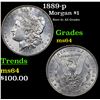 Image 1 : 1889-p Morgan Dollar $1 Grades Choice Unc