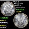 Image 1 : 1904-o Morgan Dollar $1 Grades Choice+ Unc